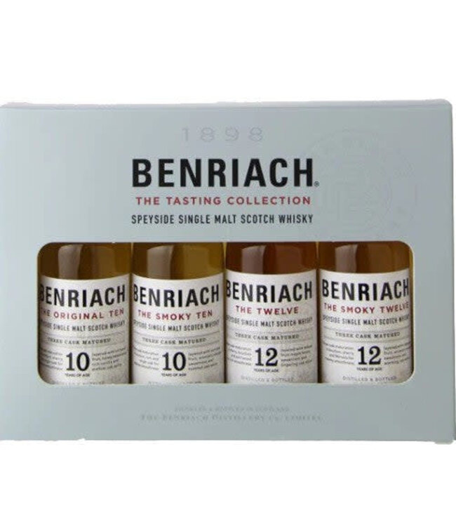 BenRiach Tasting Collection Speyside 4pk- Single Malt Scotch 4pk-| 4 pk