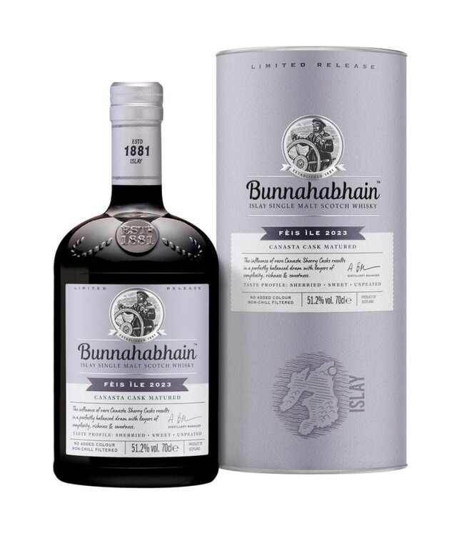 Bunnahabhain Fèis Ìle 2023: Canasta Cask Matured Single Malt Scotch | 750ml