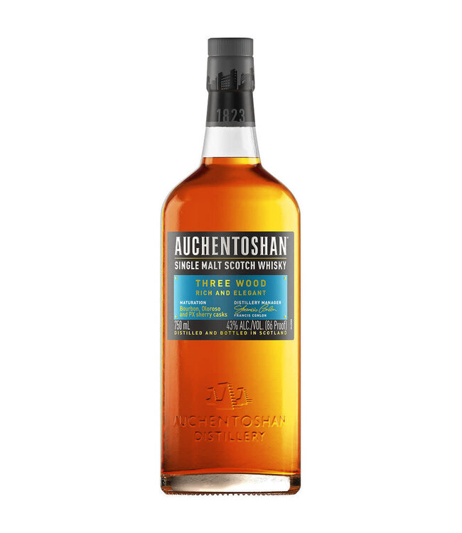 Auchentoshan Three Wood Single Malt Scotch | 750ml