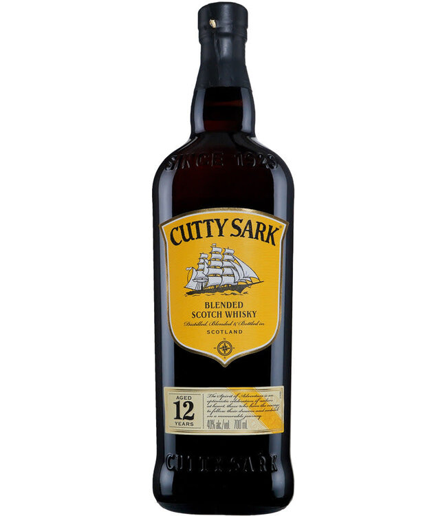 Cutty Sark Scotch Whiskey 12 Year Blended Scotch | 700ml