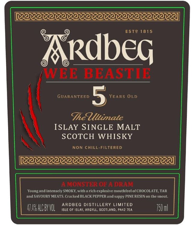 Ardbeg Wee Beastie 5 Year Single Malt Scotch | 750ml