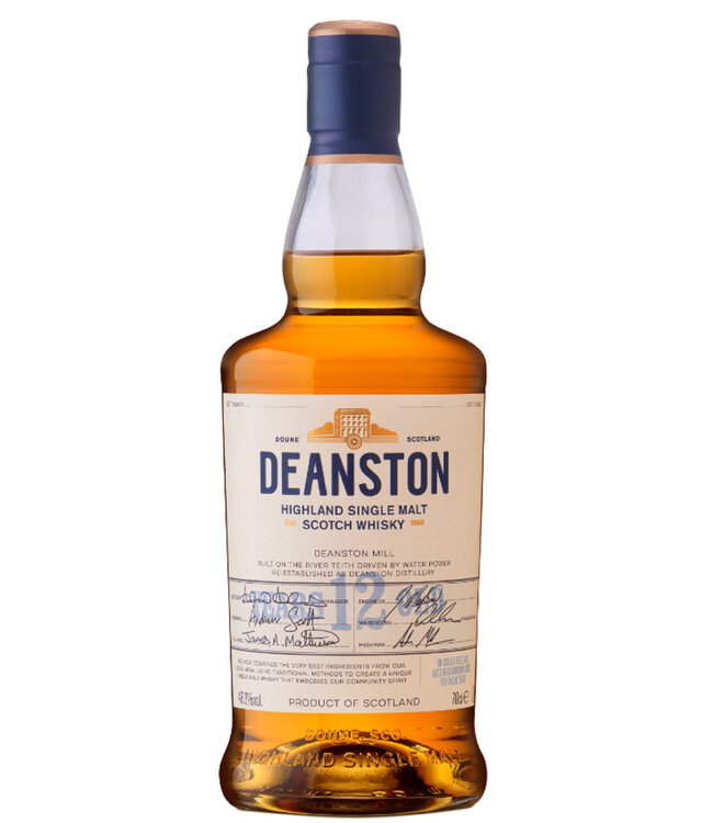 Deanston Whisky Highland Whisky  Single Malt 12 Year Single Malt Scotch | 750ml