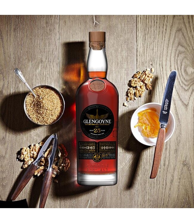 GlenGoyne Wood Box 25 Year Single Malt Scotch | 750ml