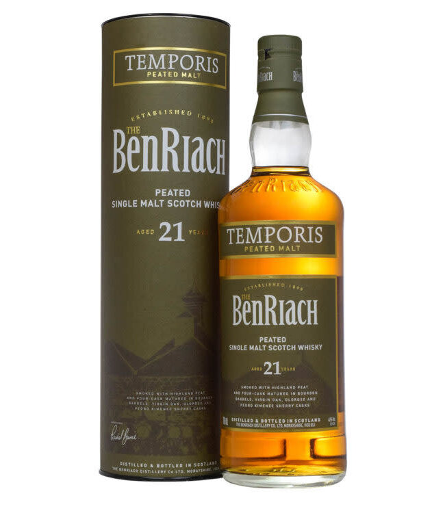 BenRiach Temporis Peated 21 Year Single Malt Scotch | 750ml