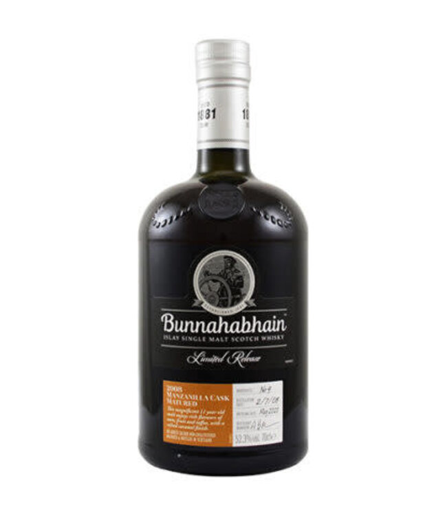 Bunnahabhain Manzanilla 11 Year Sherry Cask Single Malt Scotch 2008 | 750ml