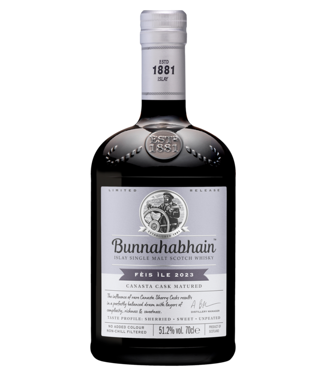 Bunnahabhain Fèis Ìle 2023: Canasta Cask Matured Single Malt Scotch | 750ml
