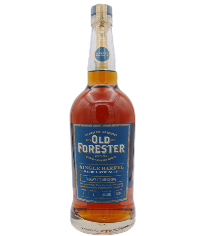 Old Forester Single Barrel Gaspar's Private Barrel Barrel Strength Bourbon | 750ml