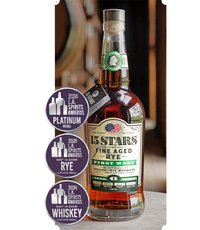 15 Stars First West 6 Year Bourbon | 750ml