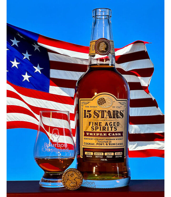 15 Stars Triple Cask Bourbon | 750ml