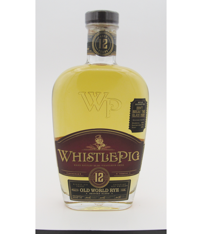 WhistlePig Old World Rye 12 Year Gaspar's Private Barrel Bourbon | 750ml