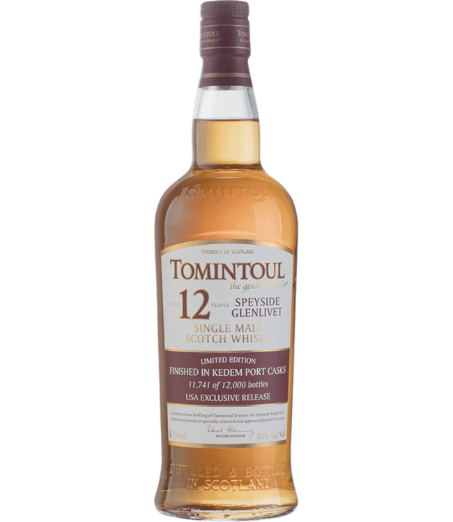 Tomintoul 12 Year Port Cask Single Malt | 750ml