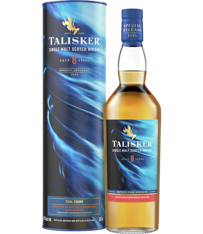 Talisker Tidal Churn 8 Year Single Malt Scotch 2025 | 750ml