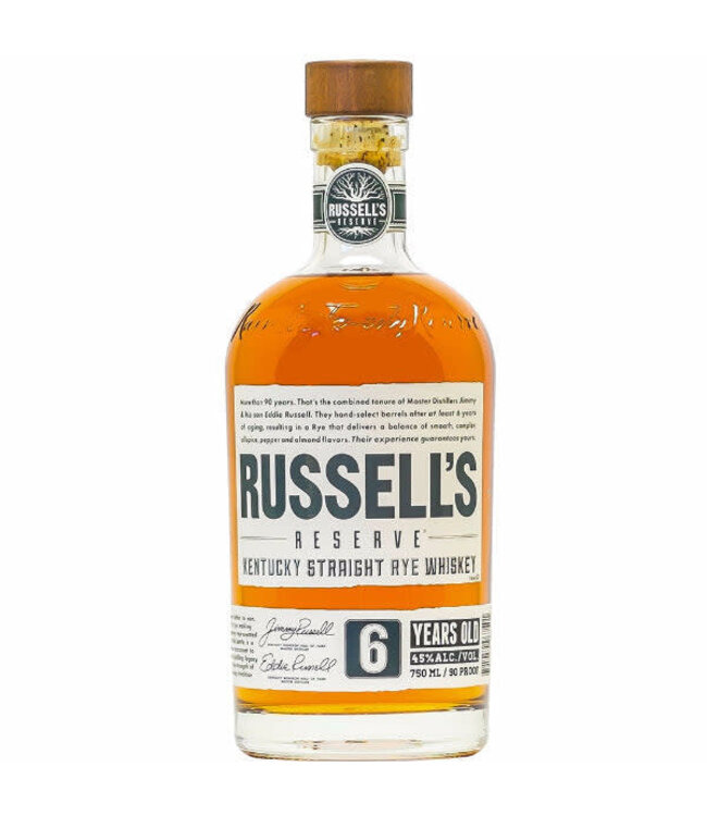 Russell's Reserve 6 Year Rye Whiskey | 750ml