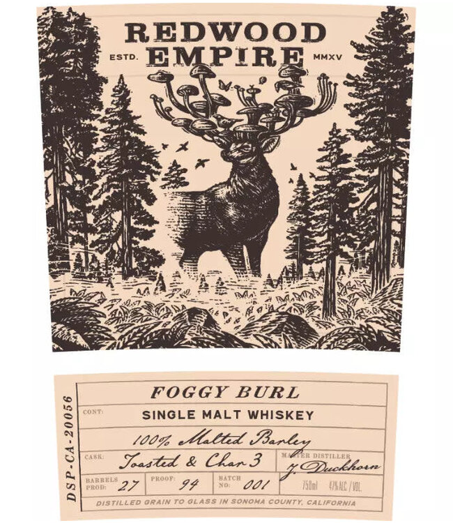 Redwood Empire Foggy Burl Single Malt | 750ml