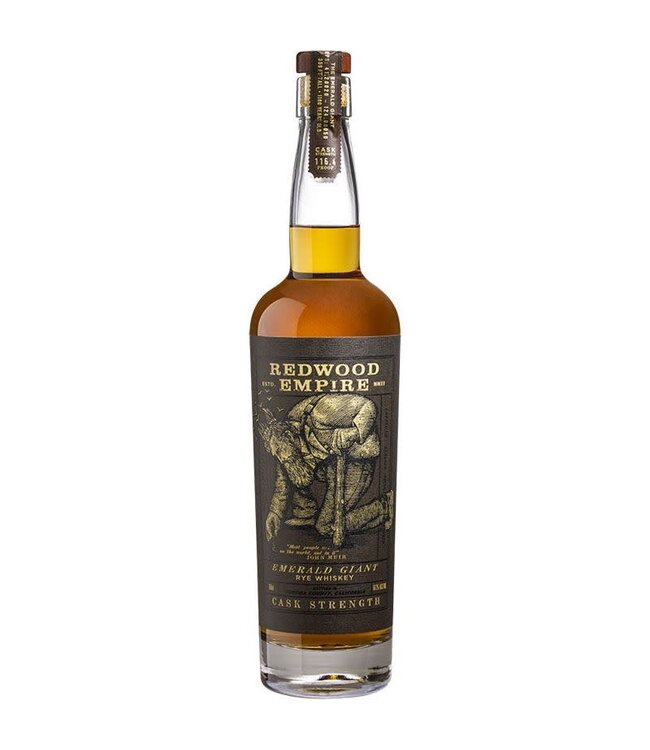 Redwood Empire Emerald Giant Cask Strength Rye Whiskey | 750ml