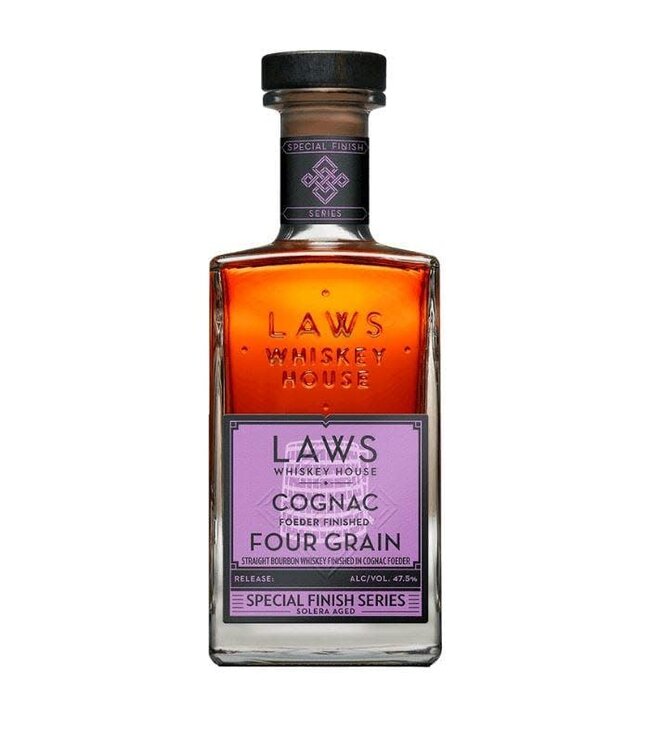 Laws Whiskey House Four Grain Cognac Finish Bourbon | 750ml