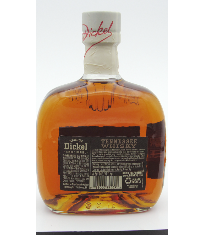George Dickel 9 Year Gaspar's Private Barrel Tennesee Whiskey | 750ml