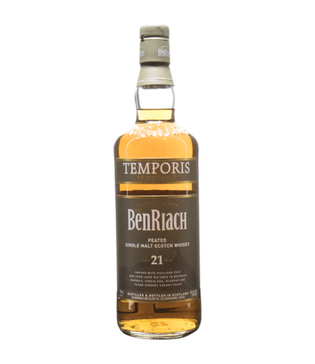 BenRiach Temporis Peated 21 Year Single Malt Scotch | 750ml