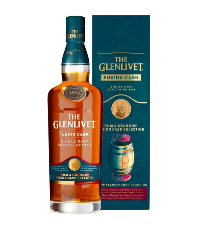 Glenlivet Fusion Cask Rum & Bourbon Single Malt Scotch | 750ml
