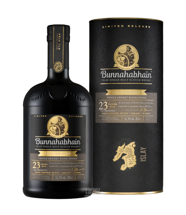 Bunnahabhain Fèis Ìle Triple 23 Year Sherry Cask Single Malt Scotch 2024 | 700ml
