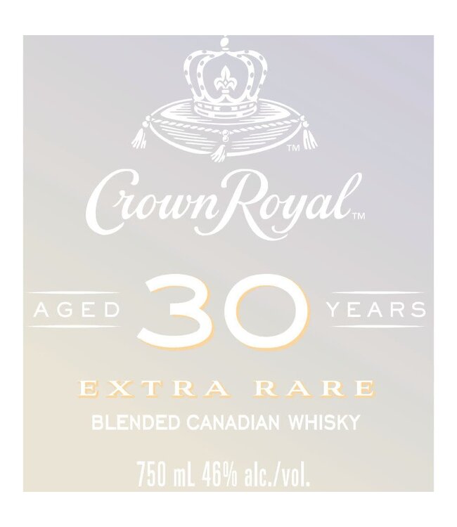 Crown Royal Extra Rare 30 Year Canadian Whisky | 750ml