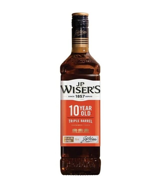 J.P. Wiser's Triple Barrel 10 Year Canadian Whisky | 750ml
