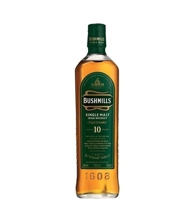 Bushmills 10 Year Irish Whiskey | 750ml