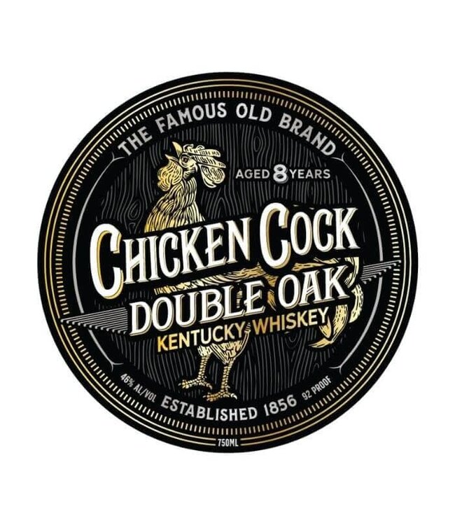 Chicken Cock Double Oak Whiskey | 750ml