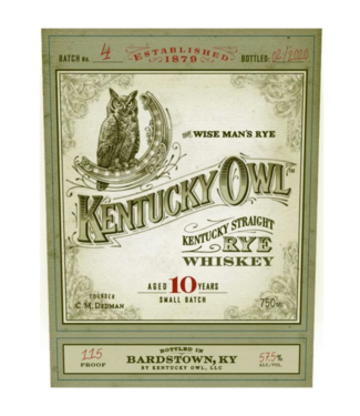 Kentucky Owl Batch 4 10 Year