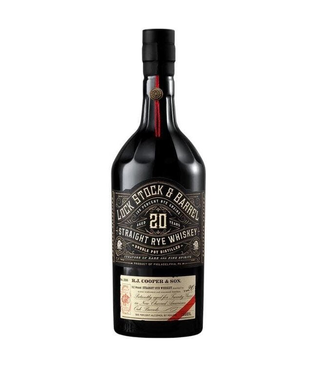 Lock Stock & Barrel 20 Year Straight Rye Whiskey | 750ml