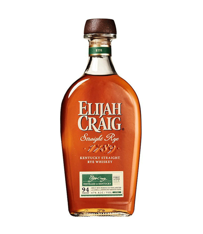 Elijah Craig Straight Rye Whiskey | 750ml