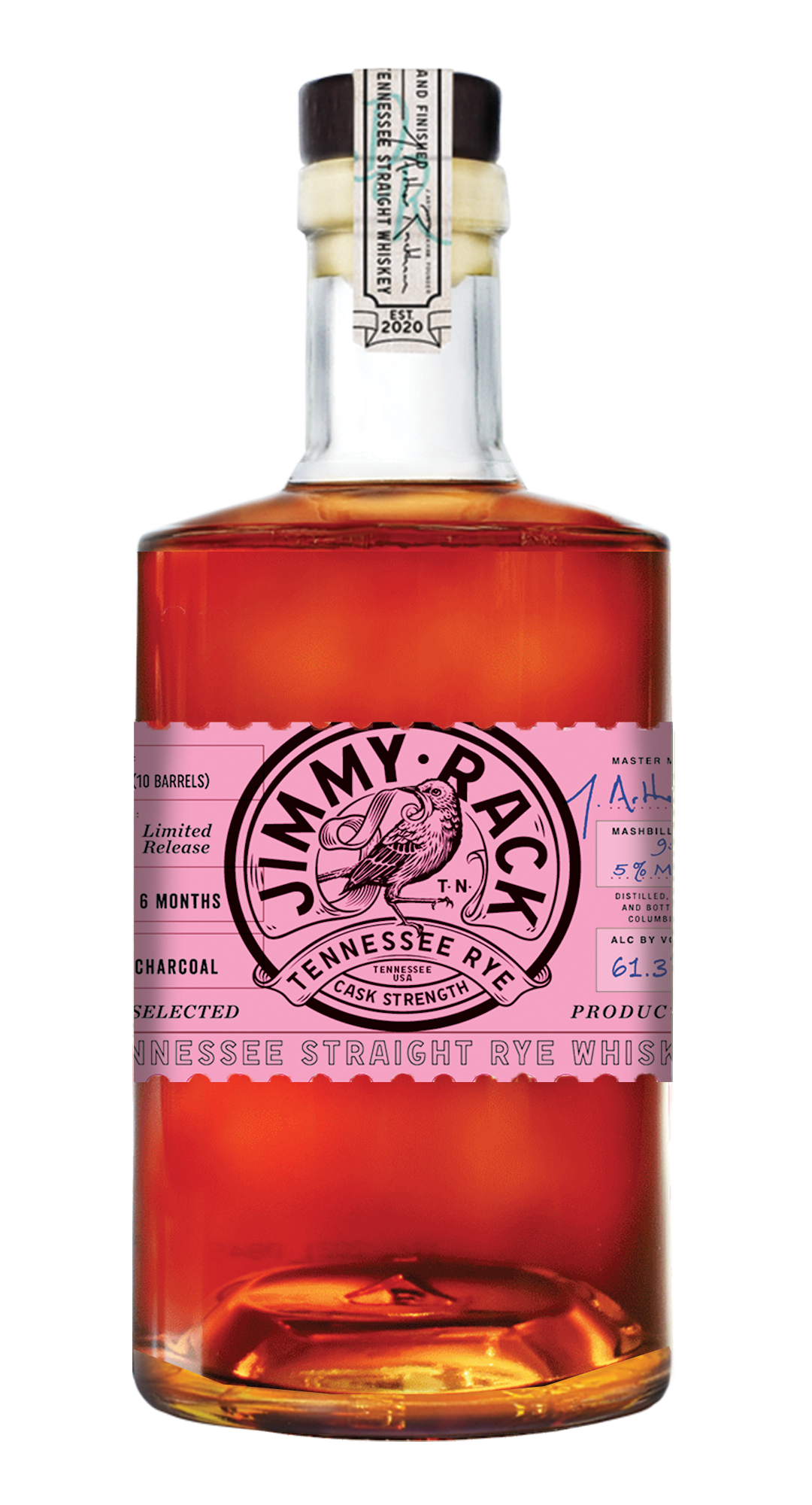 Daddy Rack Jimmy Rack Rye Single Barrel Cask Strength 2023| 750ml