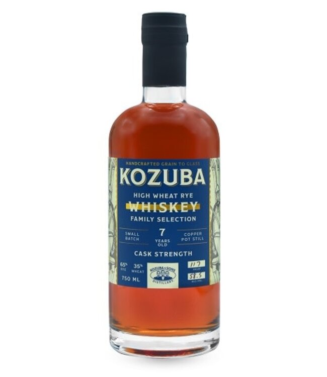 Kozuba High Wheat 7 Year Cask Strength Rye Whiskey | 750ml