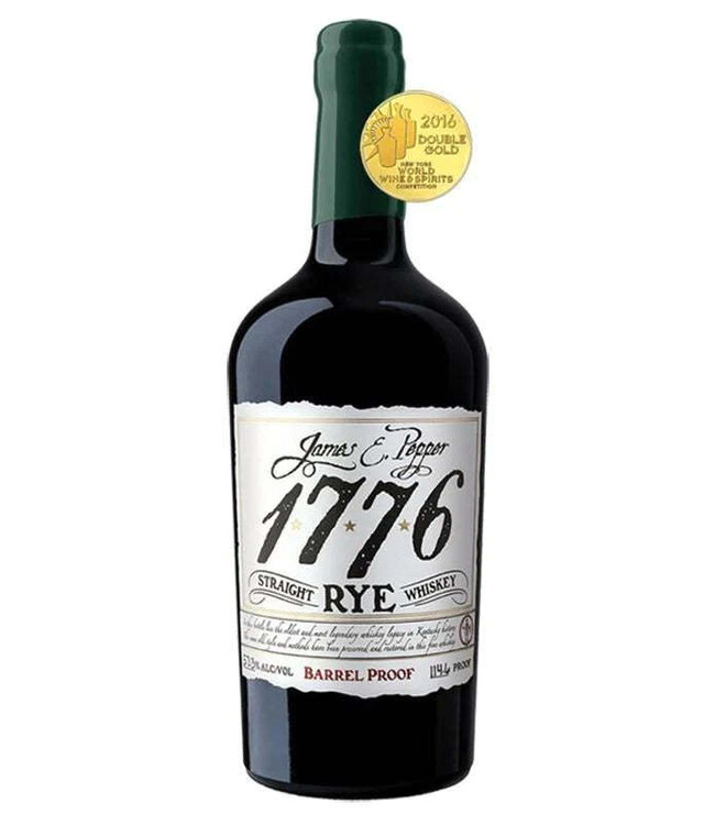 James E. Pepper Barrel Proof Straight Rye Whiskey | 750ml
