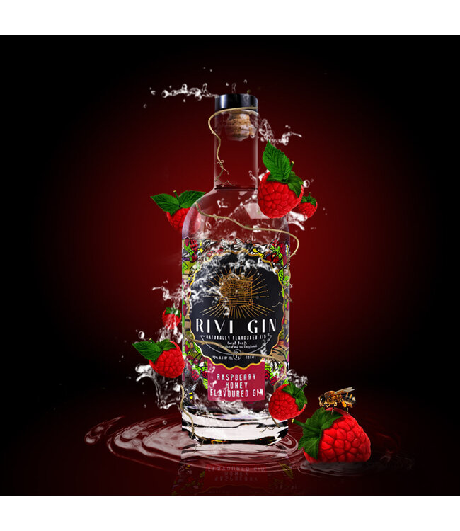 Rivi Gin Raspberry Honey Flavored Gin | 750ml