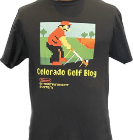 Colorado Golf Blog 8-Bit Colorado Golf Blog Golf T-Shirts