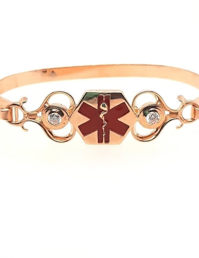 Medic Alert Cuff Bracelet Quinn's Goldsmith