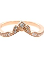 Diamond (0.11 ctw) tiara look band, 14k yellow gold