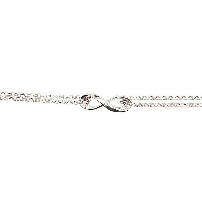 Diamond Infinity Bracelet (0.01 ctw)