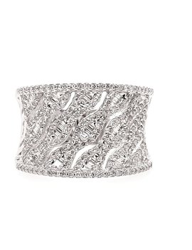 Diamond (0.73 ctw) fashion ring, 18k white gold