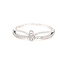 Diamond (0.22ctw) crown ring 14k white gold