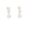 Pear Shaped Diamond Drop Earrings 0.46 ctw