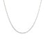 Sterling silver adjustable wheat chain 22"