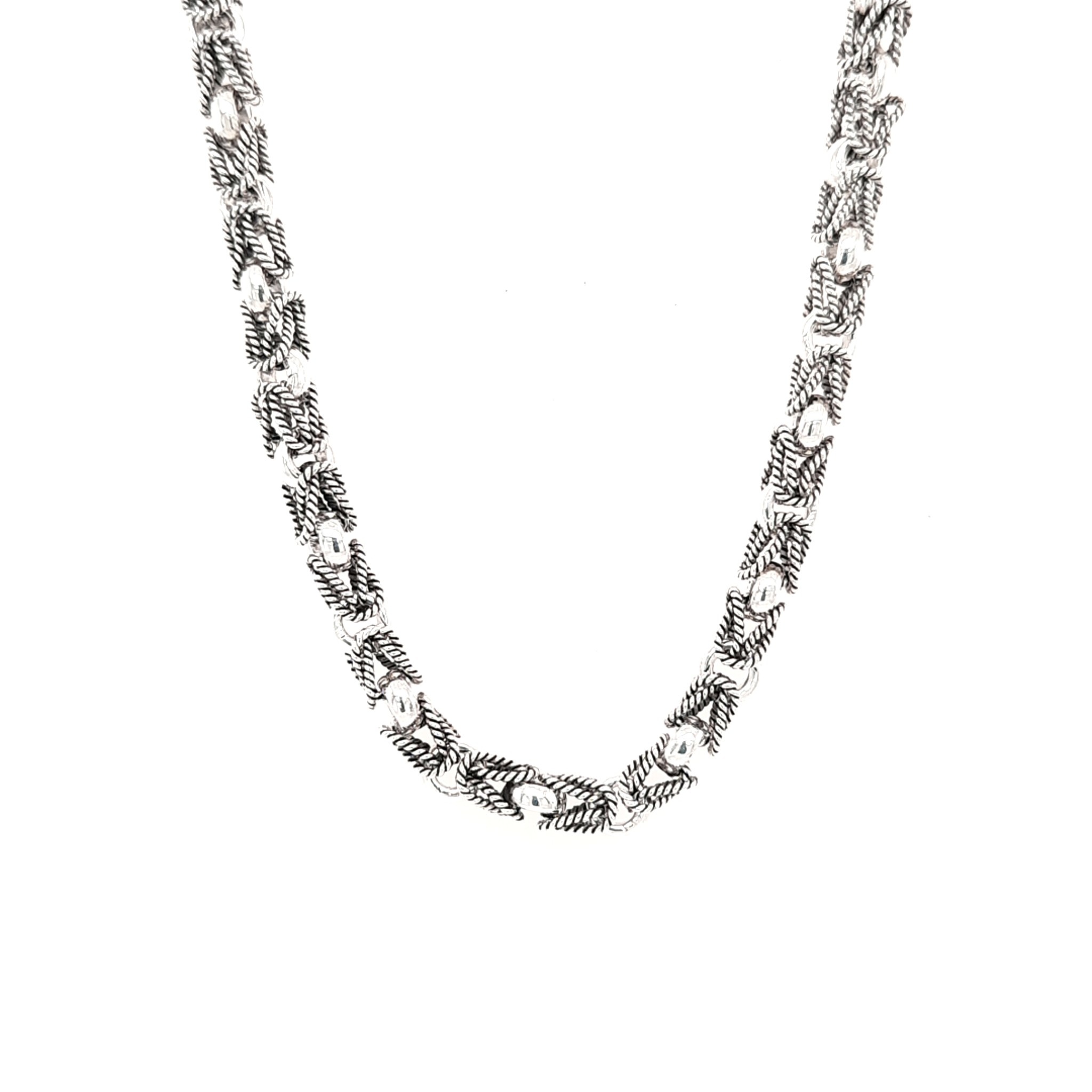 定価7万円 Carrs Sterling Silver 20x15cm 新品 Sterling silver mirror link 4mm chain, 20