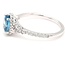 Zircon (1.33 ct) Diamond (0.24 ctw) Ring