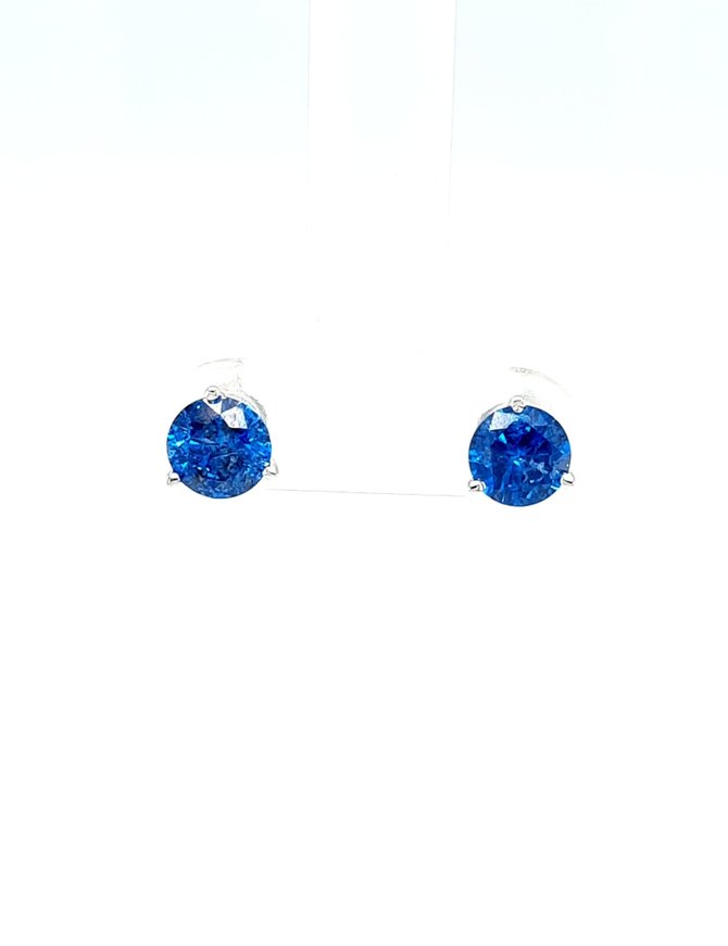 Prong Diamond Stud Earrings 1.59 ctw