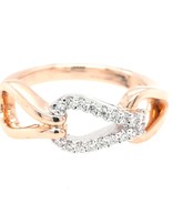 Two Tone Ring (0.15ctw)