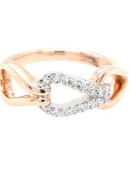 Two Tone Ring (0.15ctw)