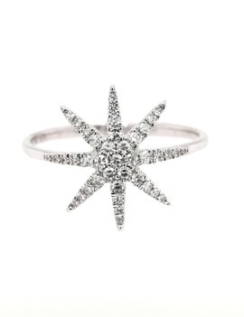 Celestial Diamond Star Ring