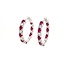 Ruby (1.83ctw) Diamond (1.5ctw) Earrings